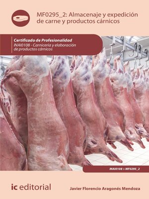 cover image of Almacenaje y expedición de carne y productos cárnicos. INAI0108